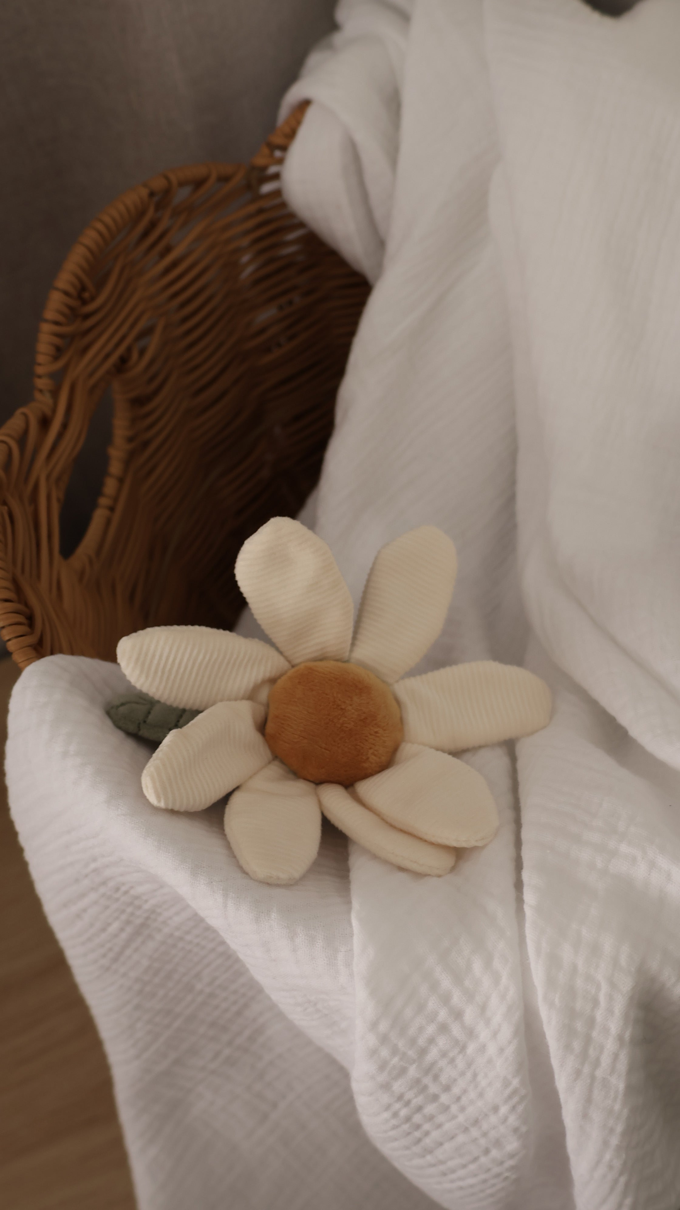 White Muslin Blanket Organic Cotton