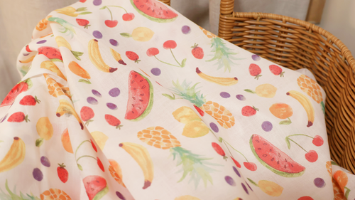 Fruity Muslin Blanket Cotton