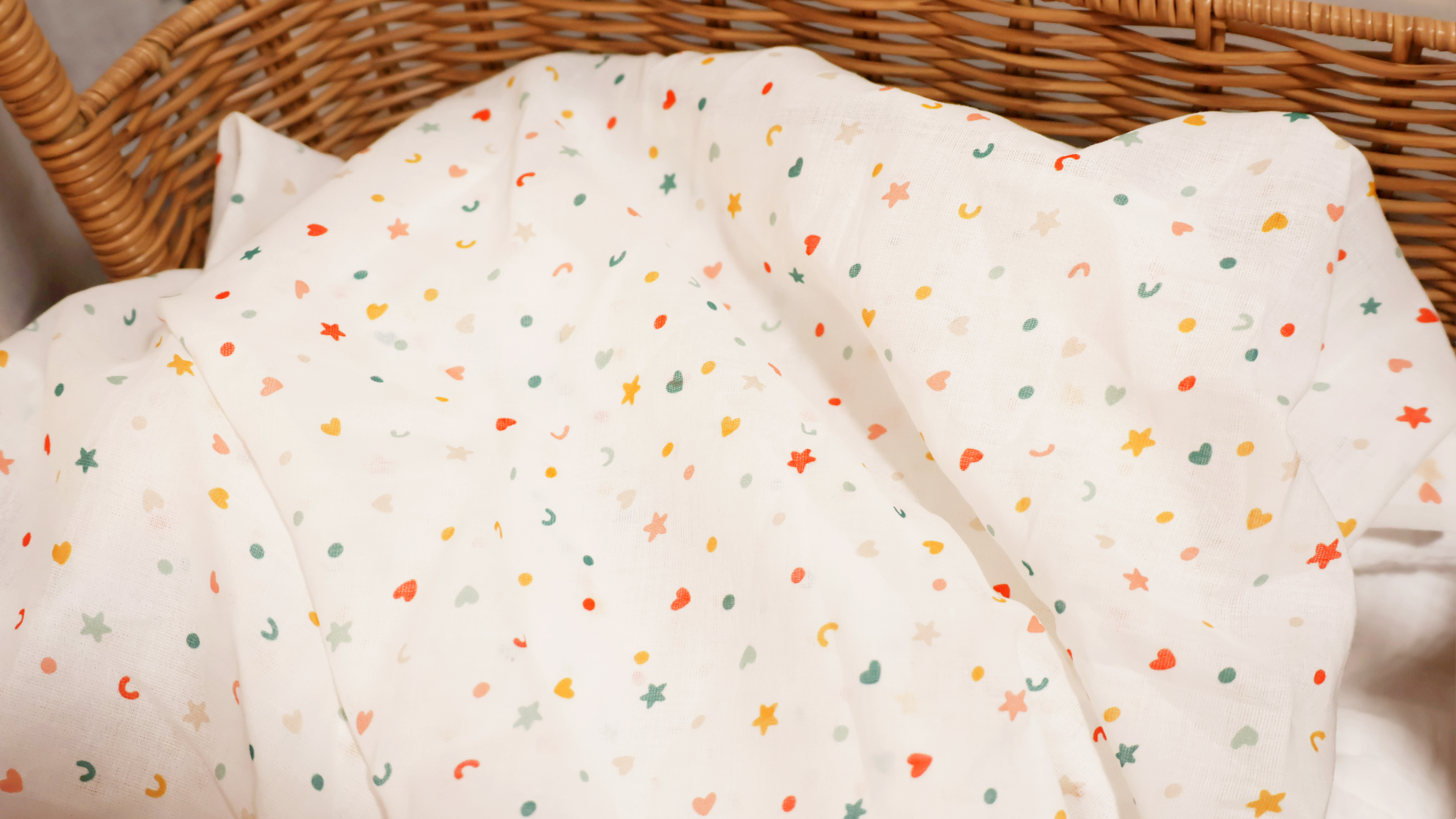 Confetti Muslin Blanket Cotton